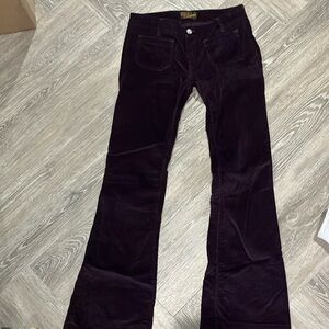Dark Purple Velvet Pants seafarer